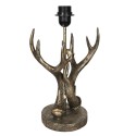 Clayre & Eef Lamp Base  Antler 30x30x49 cm  Brown Polyresin