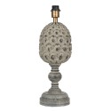 Clayre & Eef Piede de lampe Ø 18x56 cm  Gris Bois Rond