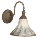 Clayre & Eef Wall Light 31x23x27 cm  White Iron Round