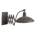 Clayre & Eef Wall Light 55x33x34 cm  Black Metal