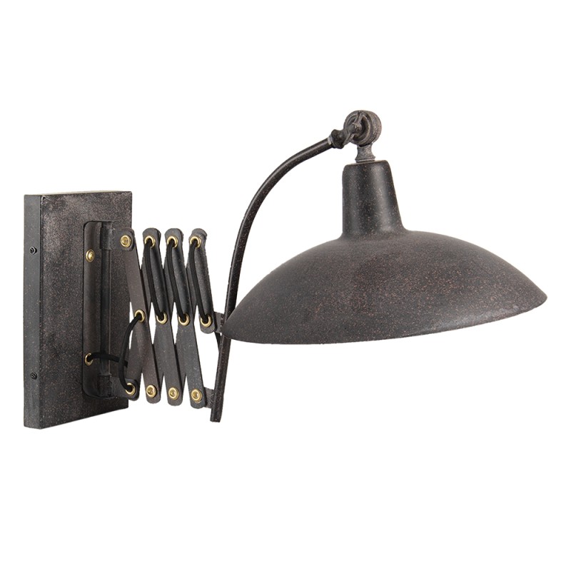 Clayre & Eef Wall Light 55x33x34 cm  Black Metal