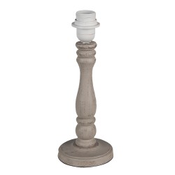 Clayre & Eef Piede de lampe Ø 12x31 cm  Marron Bois