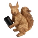 Clayre & Eef Table Lamp Squirrel 24x12x25 cm  Copper colored Plastic