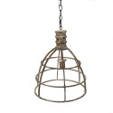 Clayre & Eef Hanglamp  Ø 39x47 cm Beige Ijzer