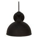 Clayre & Eef Lampada da parete 44x35x44 cm Nero Ferro