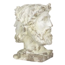 Clayre & Eef Bust 31x25x43 cm White Stone