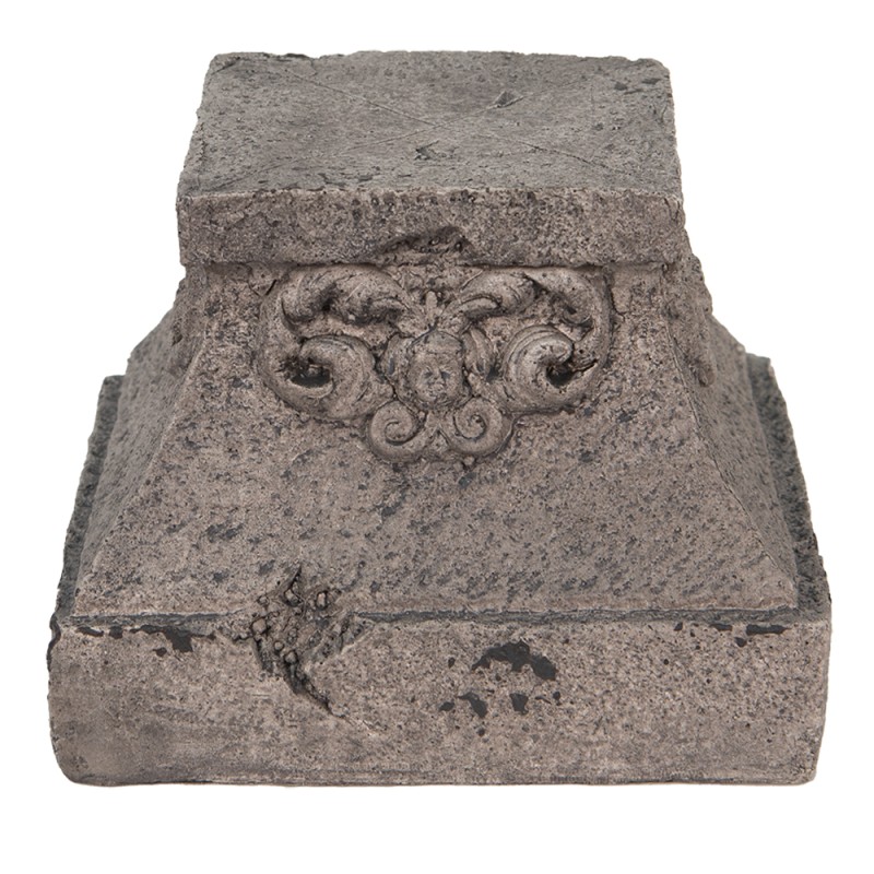 Clayre & Eef Garden Decoration 18x18x14 cm Grey Stone