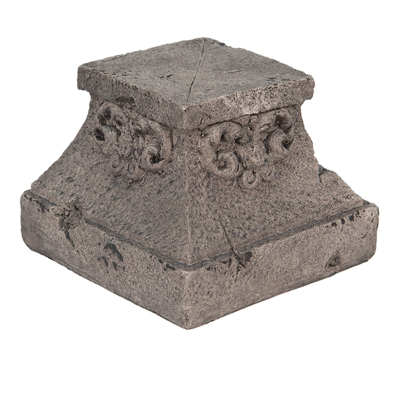 Clayre & Eef Garden Decoration 18x18x14 cm Grey Stone