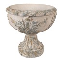 Clayre & Eef Pot de fleurs Ø 36x35 cm Gris Matériau céramique