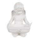 Clayre & Eef Figurine décorative Ange 36x39x51 cm Blanc Matériau céramique