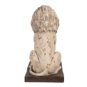 Clayre & Eef Figurine décorative Lion 30x23x45 cm Beige Marron Matériau céramique