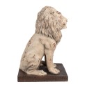 Clayre & Eef Figurine décorative Lion 30x23x45 cm Beige Marron Matériau céramique