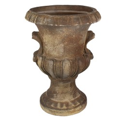 Clayre & Eef Pot de fleurs Ø 34x46 cm Marron Matériau céramique