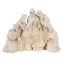 Clayre & Eef Figurine Nativity Scene 42x19x32 cm Beige Ceramic material