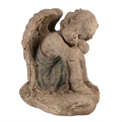 Clayre & Eef Figurine Angel 36 cm Beige Ceramic material