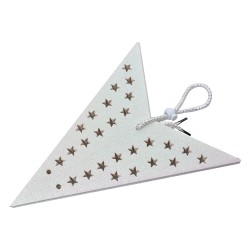 Clayre & Eef Hanging star 60x22x60 cm White Paper