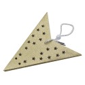 Clayre & Eef Hanging star 45x15x45 cm Gold colored Paper