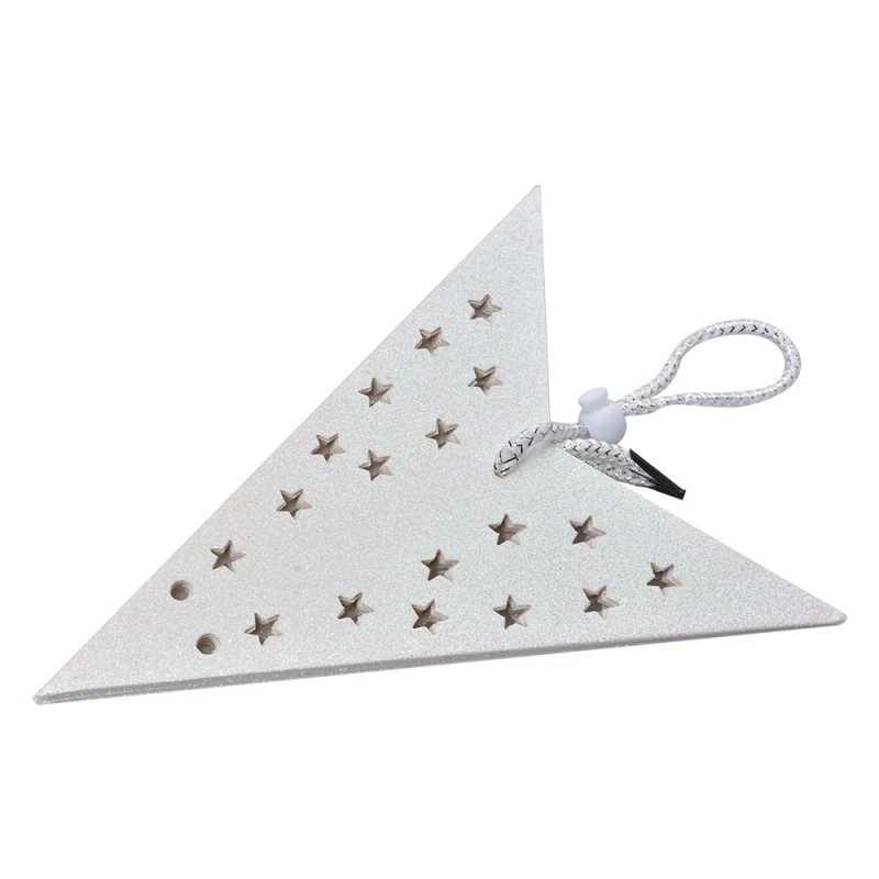 Clayre & Eef Hanging star 45x15x45 cm White Paper