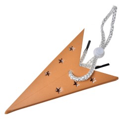 Clayre & Eef Hanging star 30x8x30 cm Yellow Paper