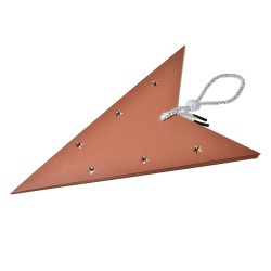 Clayre & Eef Hanging star 60x22x60 cm Brown Paper