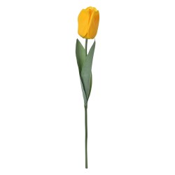 Clayre & Eef Fiore artificiale Tulipano 50 cm Giallo Plastica