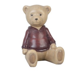 Clayre & Eef Statuetta Orso 8x6x9 cm Marrone Poliresina Orso