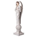 Clayre & Eef Figur Engel 15x13x53 cm Weiß Polyresin