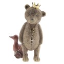 Clayre & Eef Statuetta Orso 13 cm Marrone Poliresina Orso