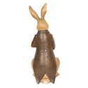 Clayre & Eef Figurine Rabbit 15x13x40 cm Beige Brown Polyresin