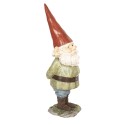 Clayre & Eef Figurine Gnome 22x13x40 cm Green Polyresin