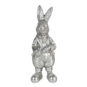 Clayre & Eef Figurine Rabbit 13 cm Silver colored Polyresin