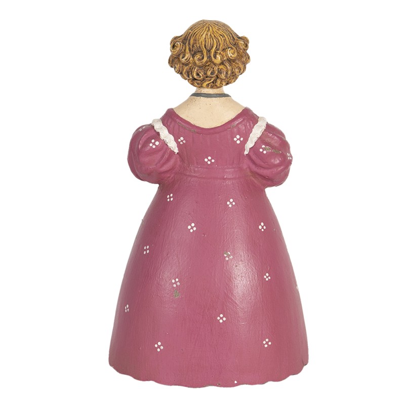 Clayre & Eef Figurine Woman 20 cm Pink Polyresin