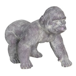 Clayre & Eef Figurine Singe 29 cm Gris Blanc Polyrésine