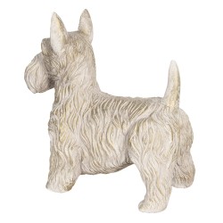 Clayre & Eef Figurine Dog 31x17x33 cm Beige Polyresin