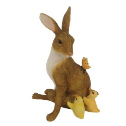 Clayre & Eef Figur Tiere 13 cm Braun Polyresin