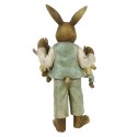 Clayre & Eef Figurine Lapin 19 cm Vert Marron Polyrésine