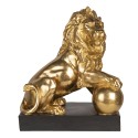 Clayre & Eef Figurine Lion 38x25x44 cm Gold colored Polyresin