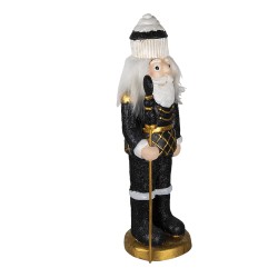 Clayre & Eef Figur Nussknacker 50 cm Schwarz Polyresin