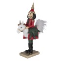 Clayre & Eef Figurine Nutcracker 25 cm Red Green Polyresin