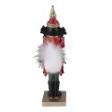 Clayre & Eef Figurine Nutcracker 25 cm Red Green Polyresin