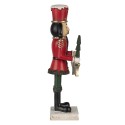 Clayre & Eef Figurine Nutcracker 35 cm Red White Polyresin Merry Christmas