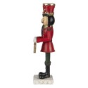 Clayre & Eef Figurine Nutcracker 35 cm Red White Polyresin Merry Christmas