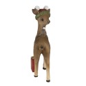 Clayre & Eef Figurine Cerf 16x8x24 cm Marron Polyrésine