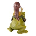 Clayre & Eef Figurine Grenouille 7x7x9 cm Vert Polyrésine