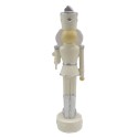 Clayre & Eef Statuetta Schiaccianoci 17 cm Beige Color argento Poliresina