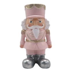 Clayre & Eef Statuetta Schiaccianoci 17 cm Rosa Poliresina