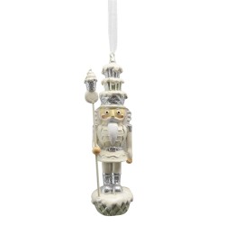 Clayre & Eef Christmas Ornament Nutcracker 11 cm Beige Plastic