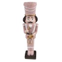 Clayre & Eef Figurine Nutcracker 20 cm Pink Polyresin