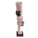 Clayre & Eef Statuetta Schiaccianoci 20 cm Rosa Poliresina