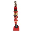 Clayre & Eef Christmas Decoration Nutcracker 23 cm Red Polyresin